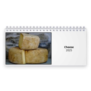 Cheese 2025 Desk Calendar