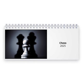 Chess 2025 Desk Calendar