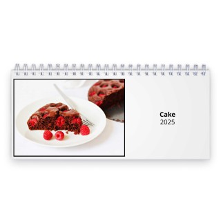 Cake 2025 Desk Calendar