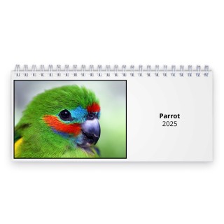 Parrot 2025 Desk Calendar