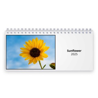Sunflower 2025 Desk Calendar