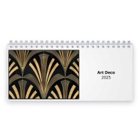 Art Deco 2025 Desk Calendar