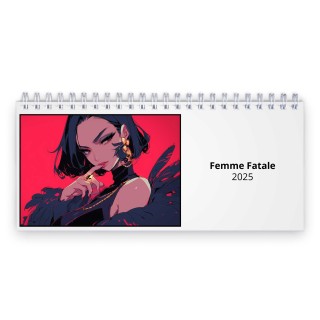 Femme Fatale 2025 Desk Calendar