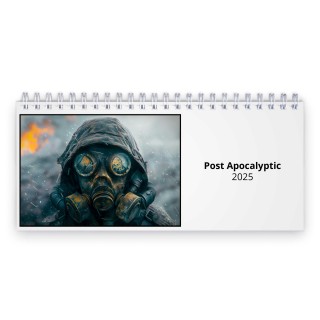 Post Apocalyptic 2025 Desk Calendar