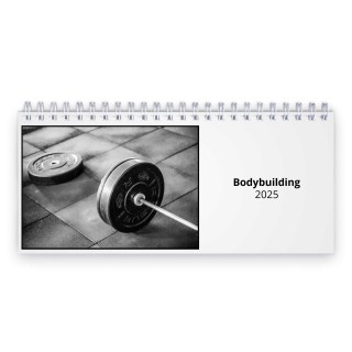 Bodybuilding 2025 Desk Calendar