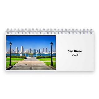 San Diego 2025 Desk Calendar