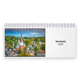 Vermont 2025 Desk Calendar