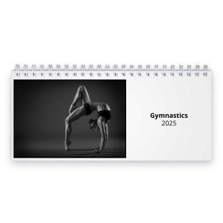 Gymnastics 2025 Desk Calendar