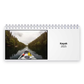 Kayak 2025 Desk Calendar