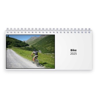 Bike 2025 Desk Calendar