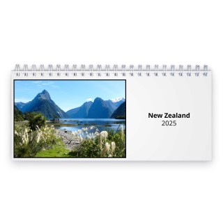 New Zealand 2025 Desk Calendar