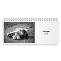 Baseball 2025 Desk Calendar