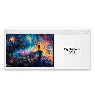 Psychedelic 2025 Magnetic Calendar