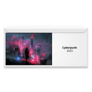 Cyberpunk 2025 Magnetic Calendar