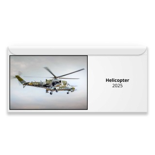 Helicopter 2025 Magnetic Calendar