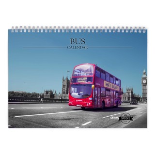 Bus 2025 Wall Calendar
