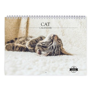 Cat 2025 Wall Calendar