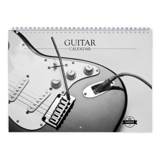 Guitar 2025 Wall Calendar