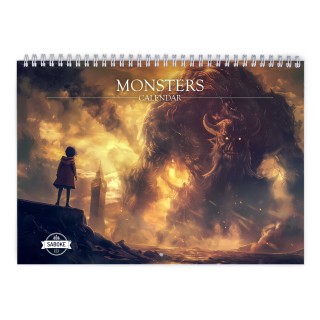 Monsters 2025 Wall Calendar