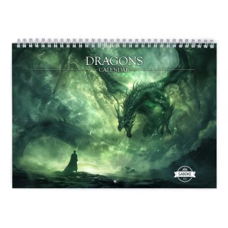 Dragons 2025 Wall Calendar