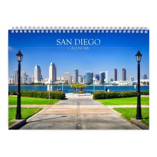 San Diego 2025 Wall Calendar