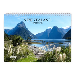 New Zealand 2025 Wall Calendar