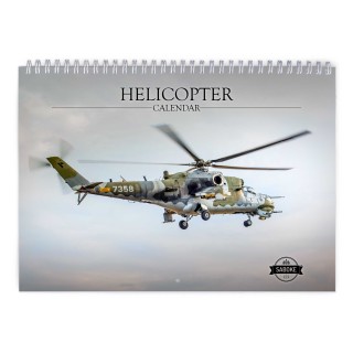 Helicopter 2025 Wall Calendar