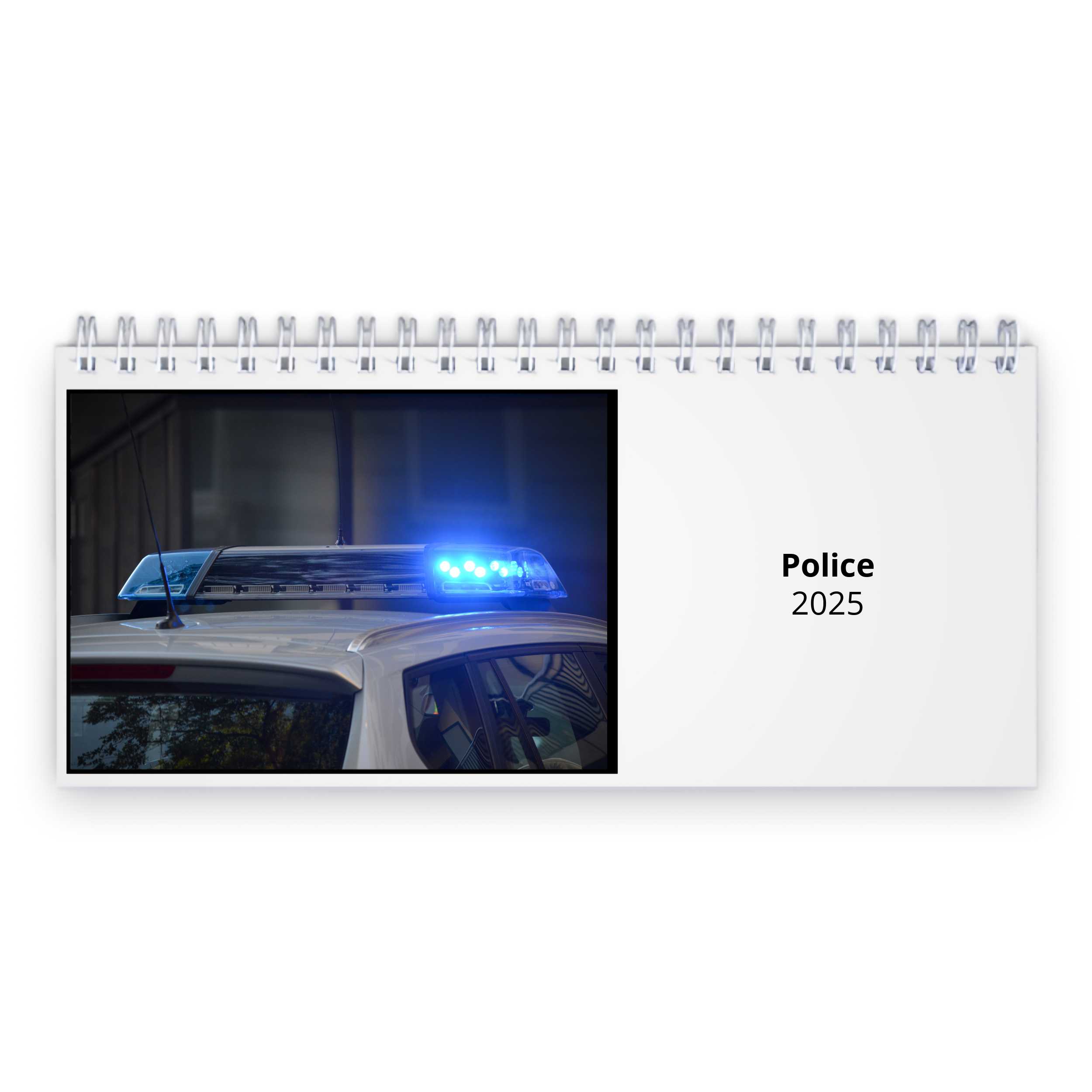 Police 2025 Desk Calendar   D23034 Cover 