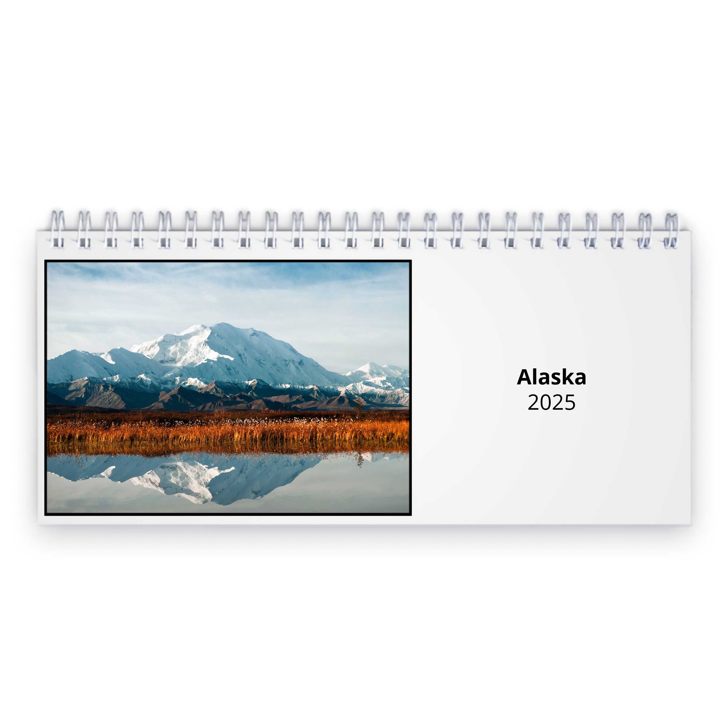 Alaska 2025 Desk Calendar