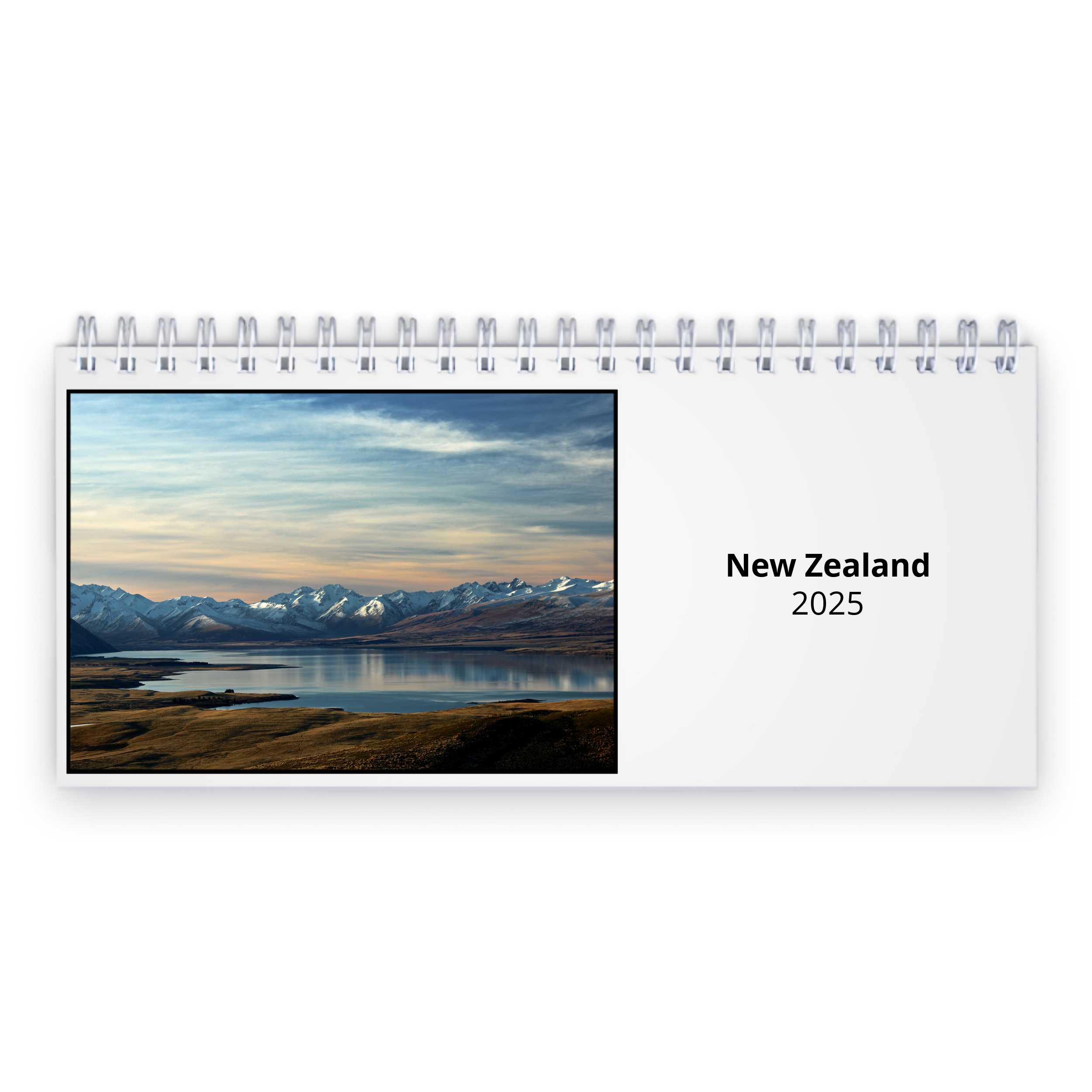 New Zealand 2025 Desk Calendar