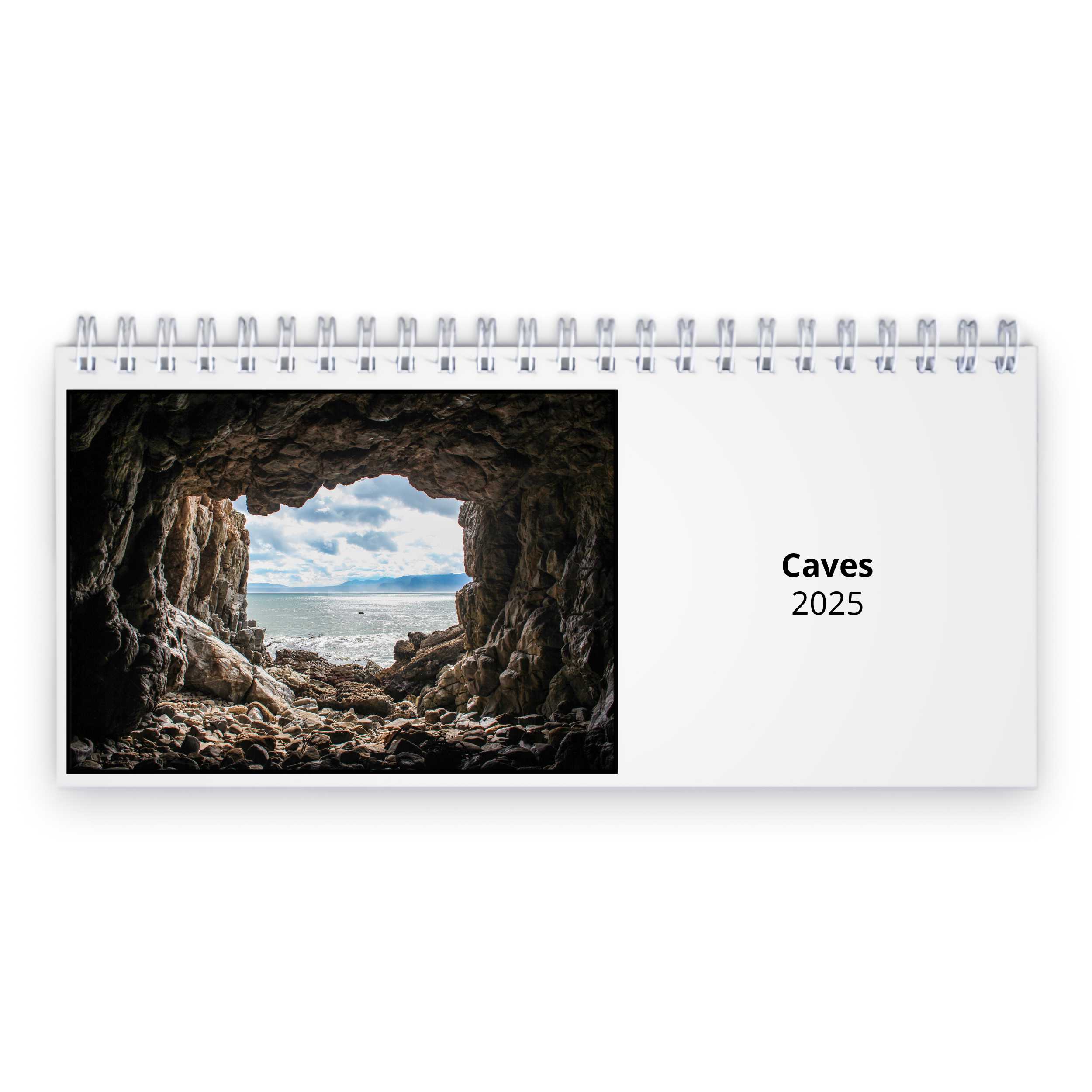 Caves 2025 Desk Calendar