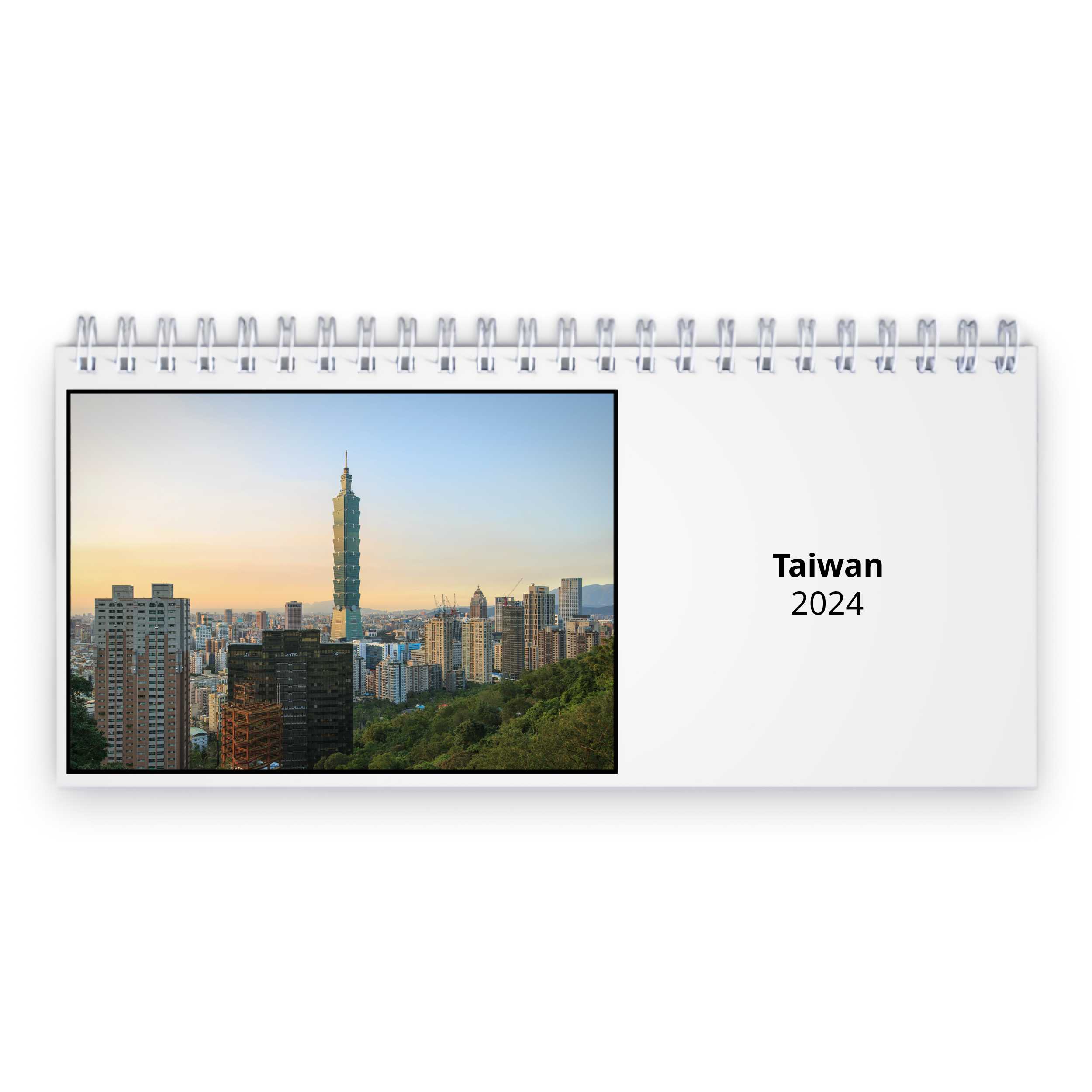 Taiwan 2024 Desk Calendar
