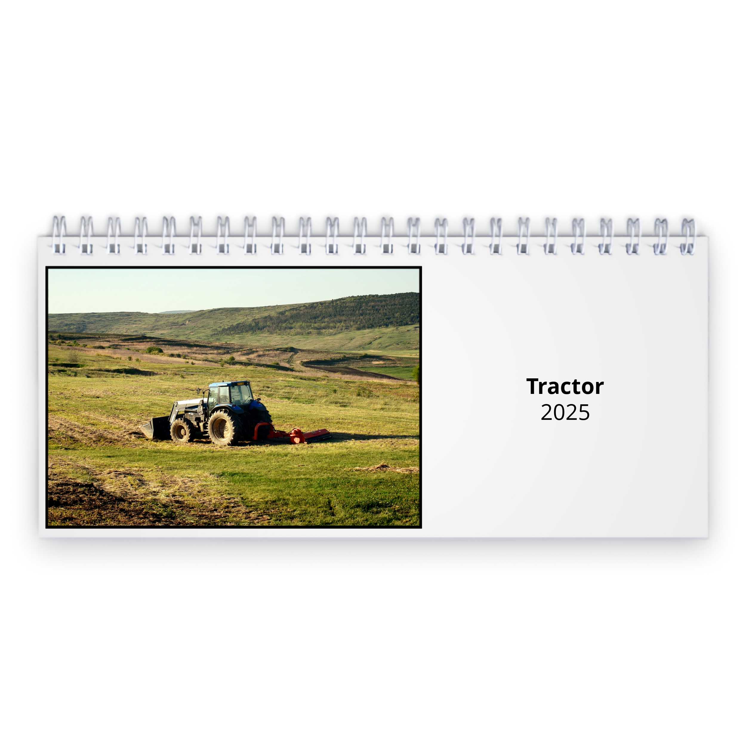 Tractor 2025 Desk Calendar