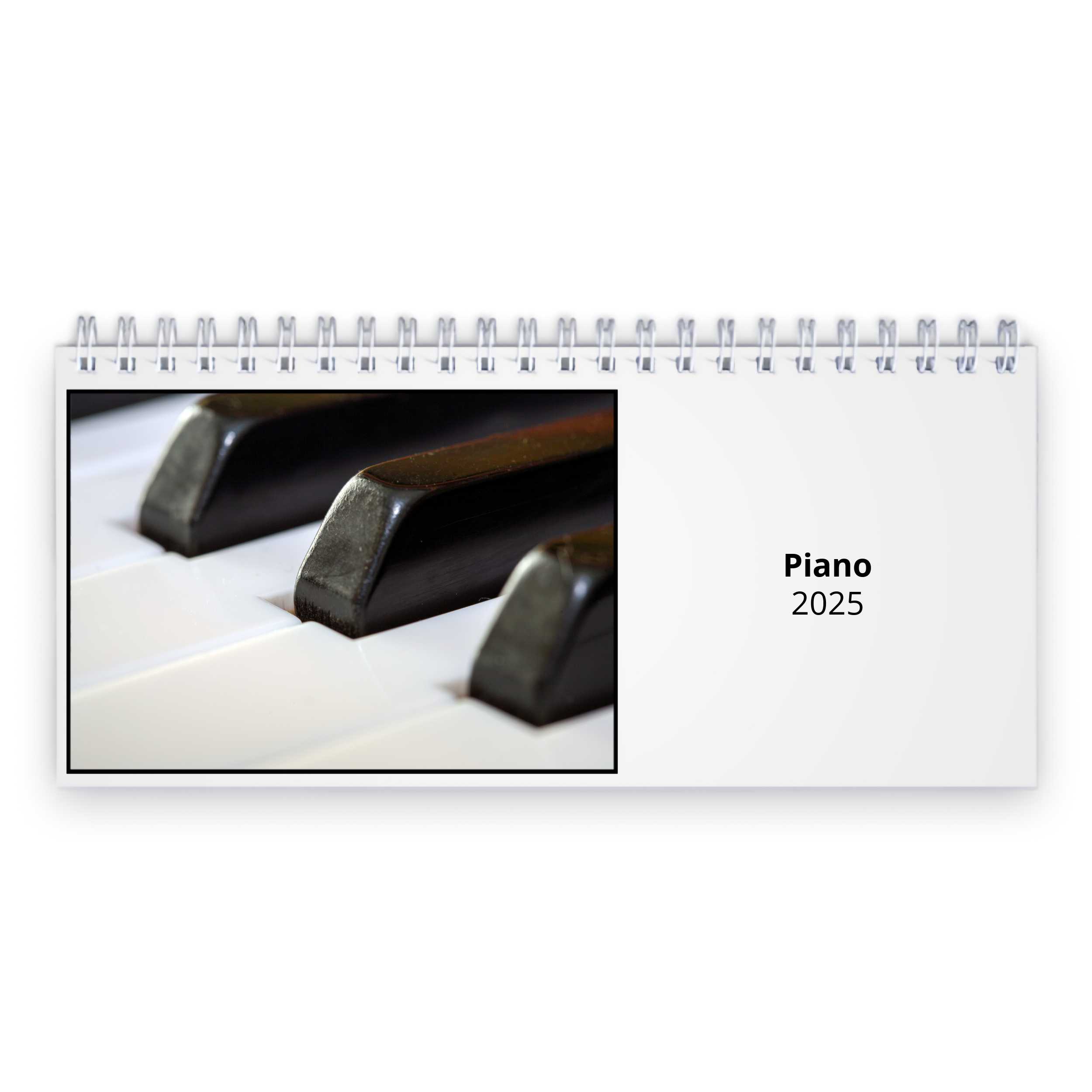 Piano 2025 Desk Calendar