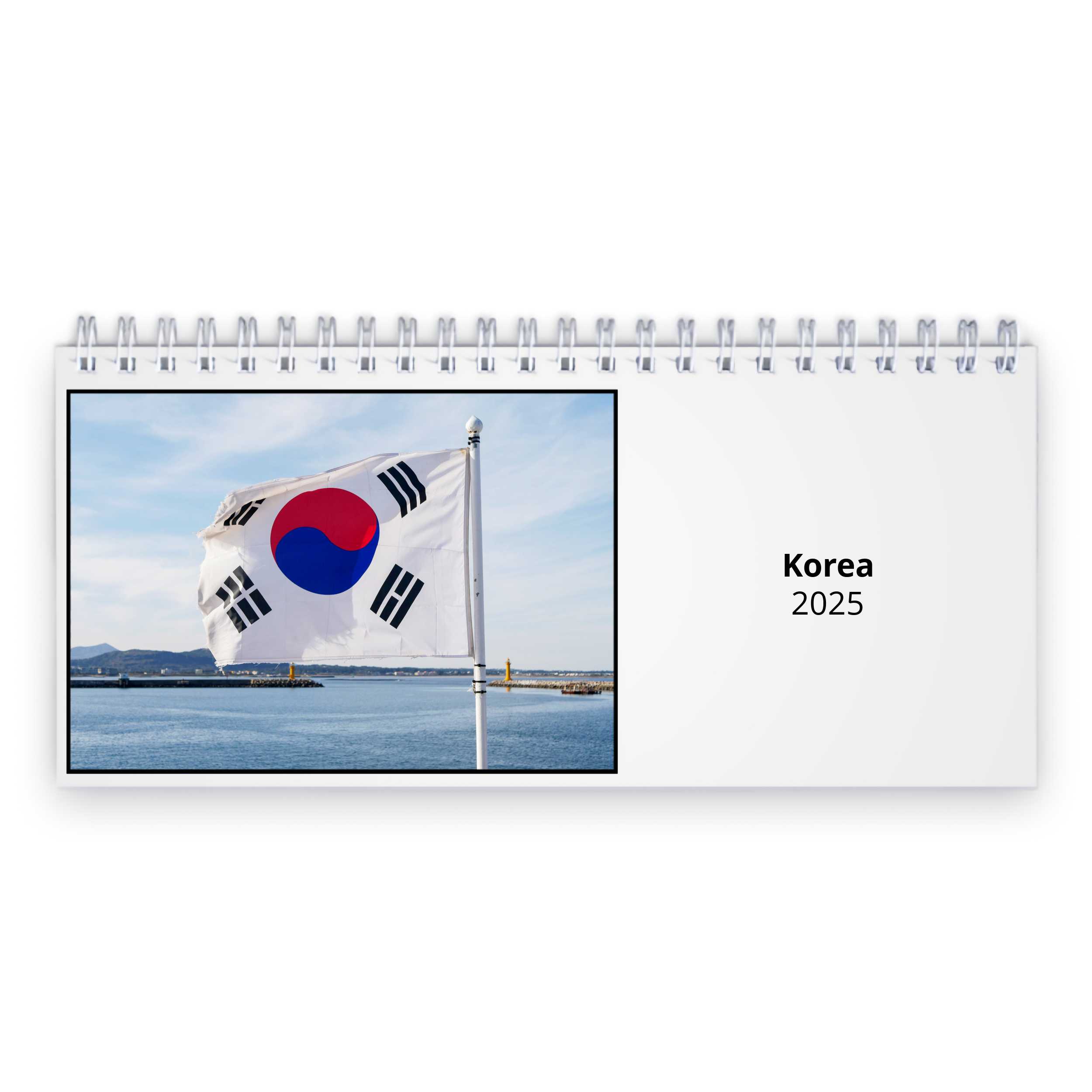 Korea 2025 Desk Calendar   D24030 Cover 