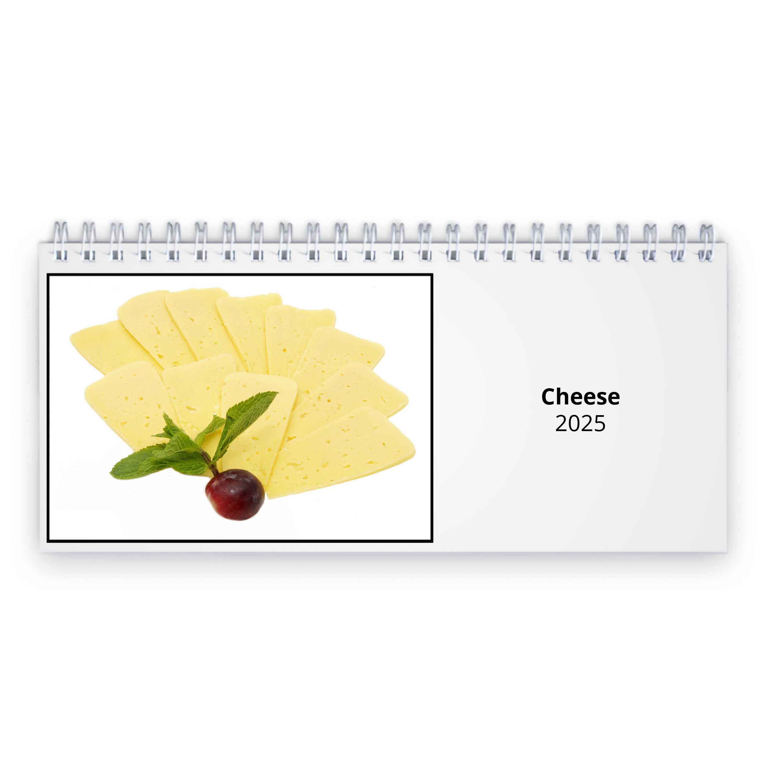 Cheese 2025 Desk Calendar   D24059 Cover 