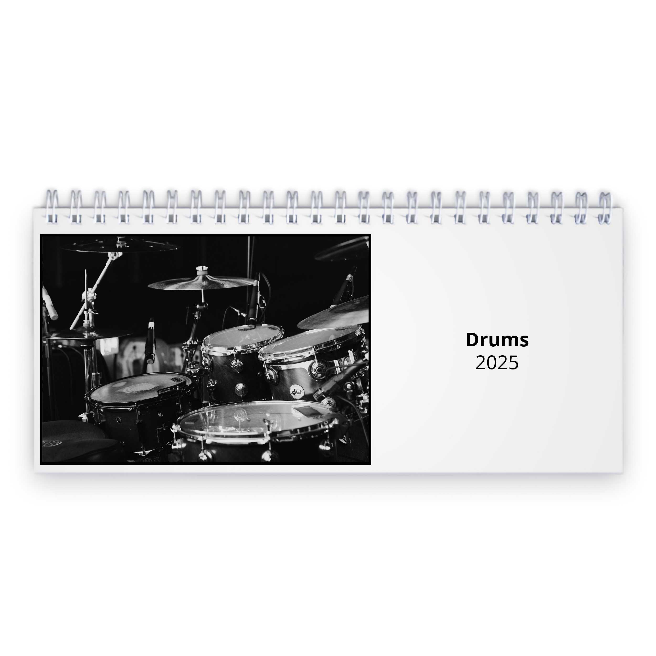 Drums 2024 Desk Calendar