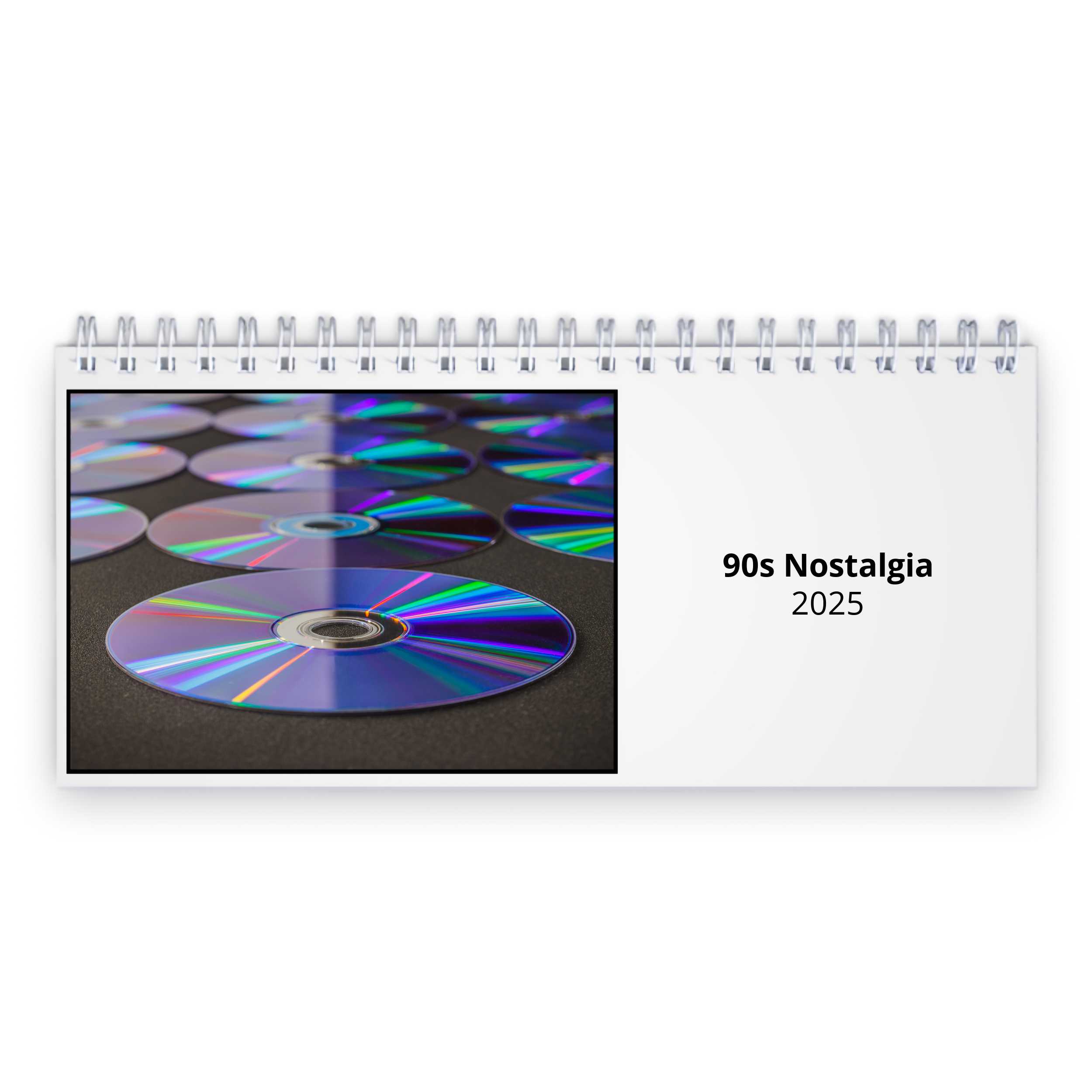 90s Nostalgia 2024 Desk Calendar