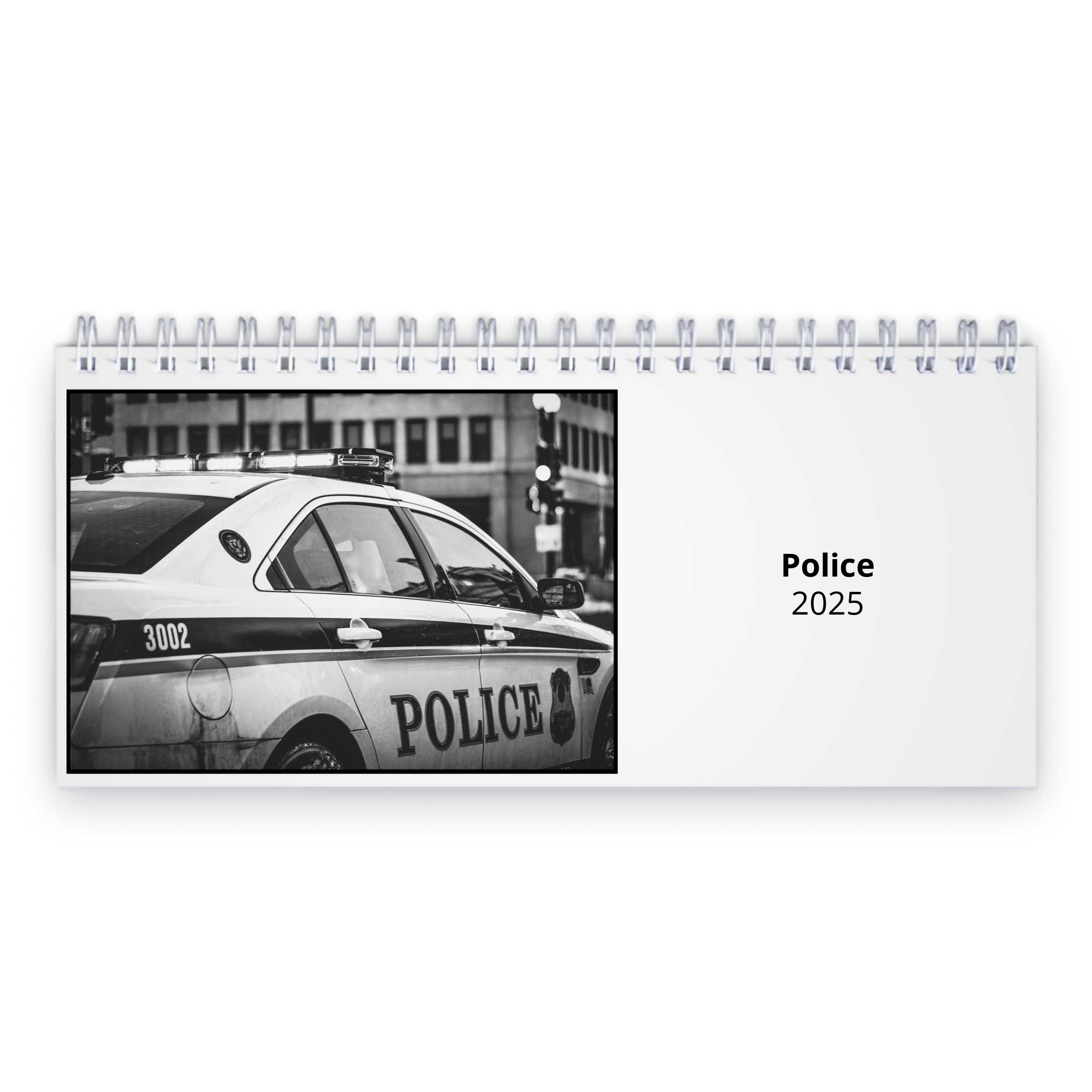 Police 2025 Desk Calendar