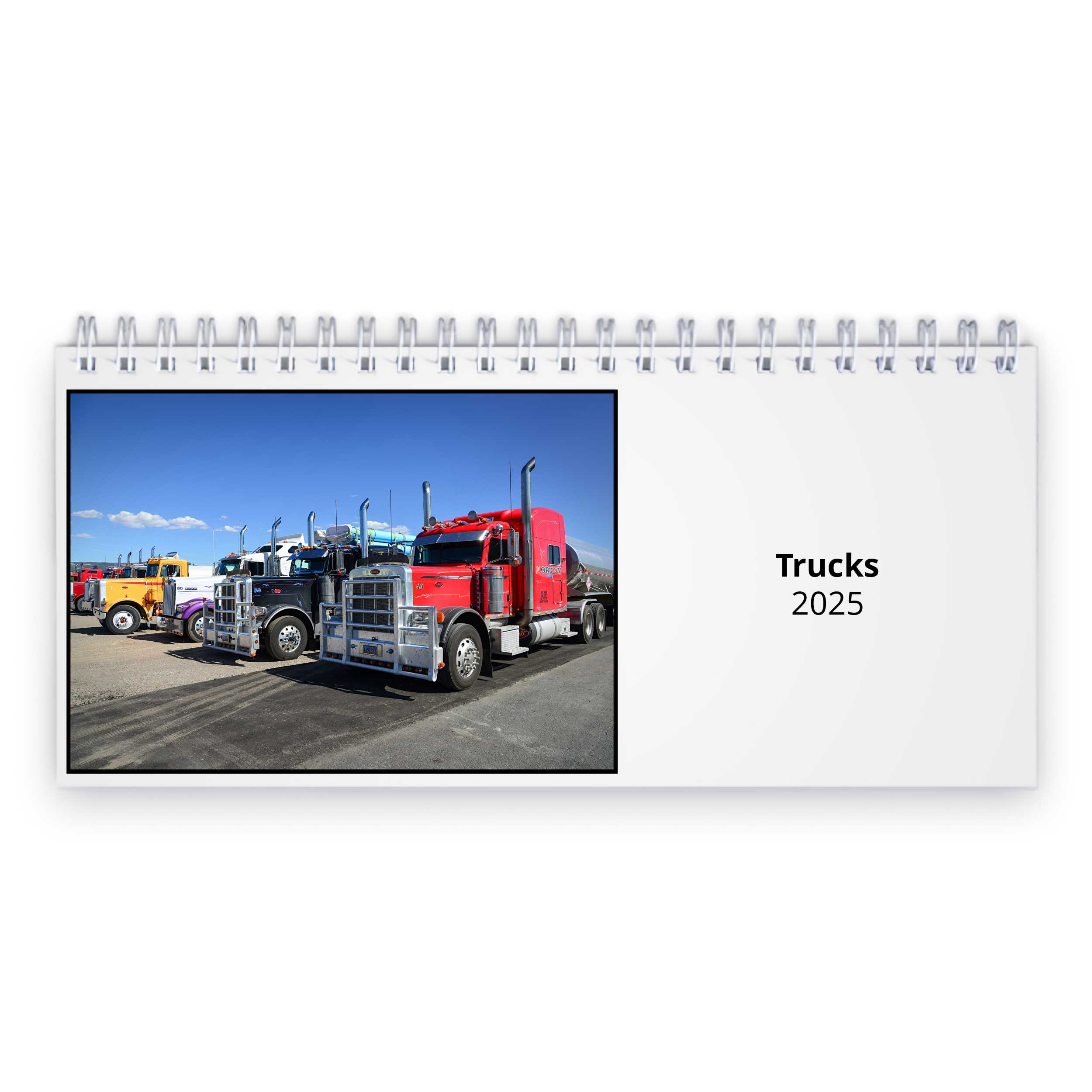 Trucks 2024 Desk Calendar