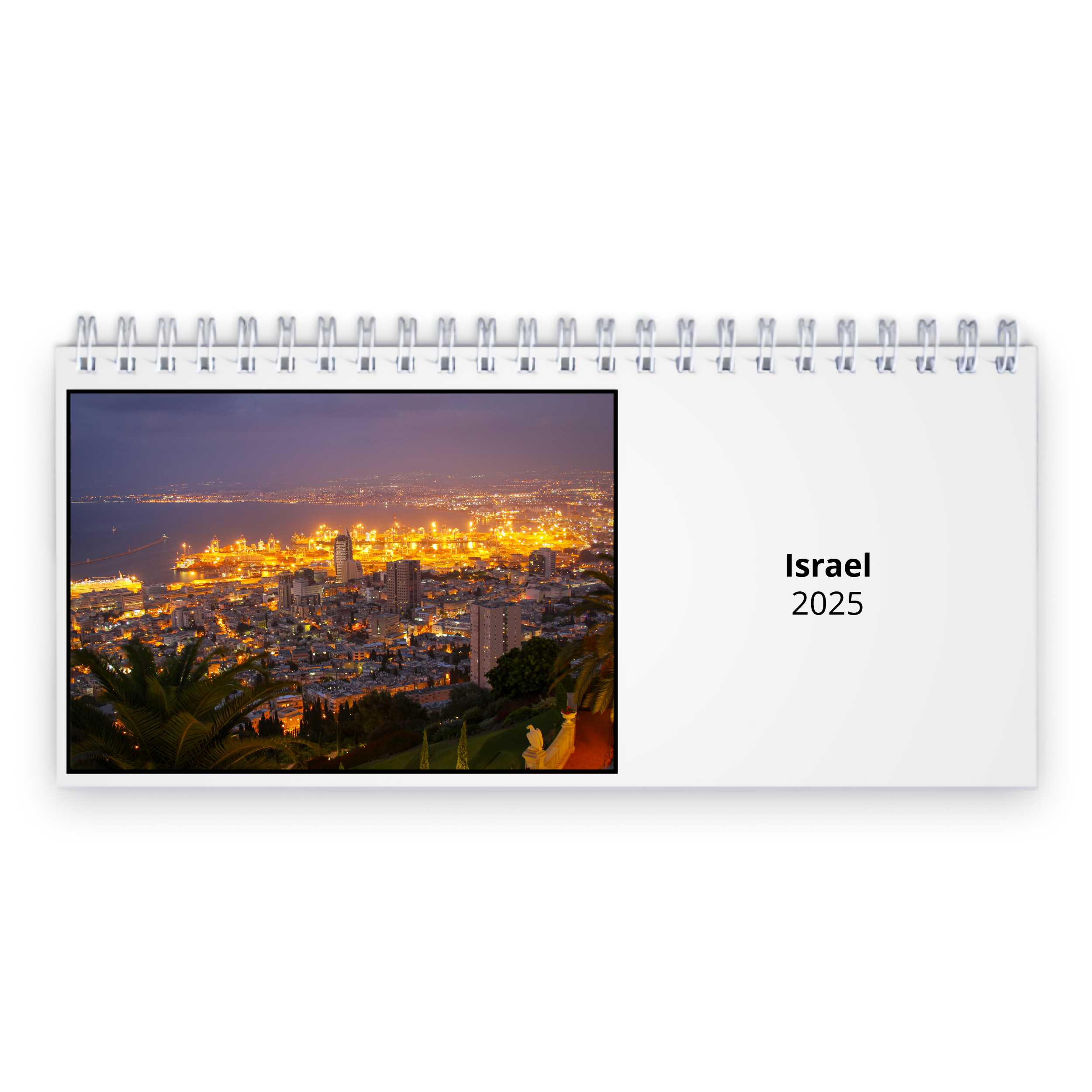 Israel 2025 Desk Calendar