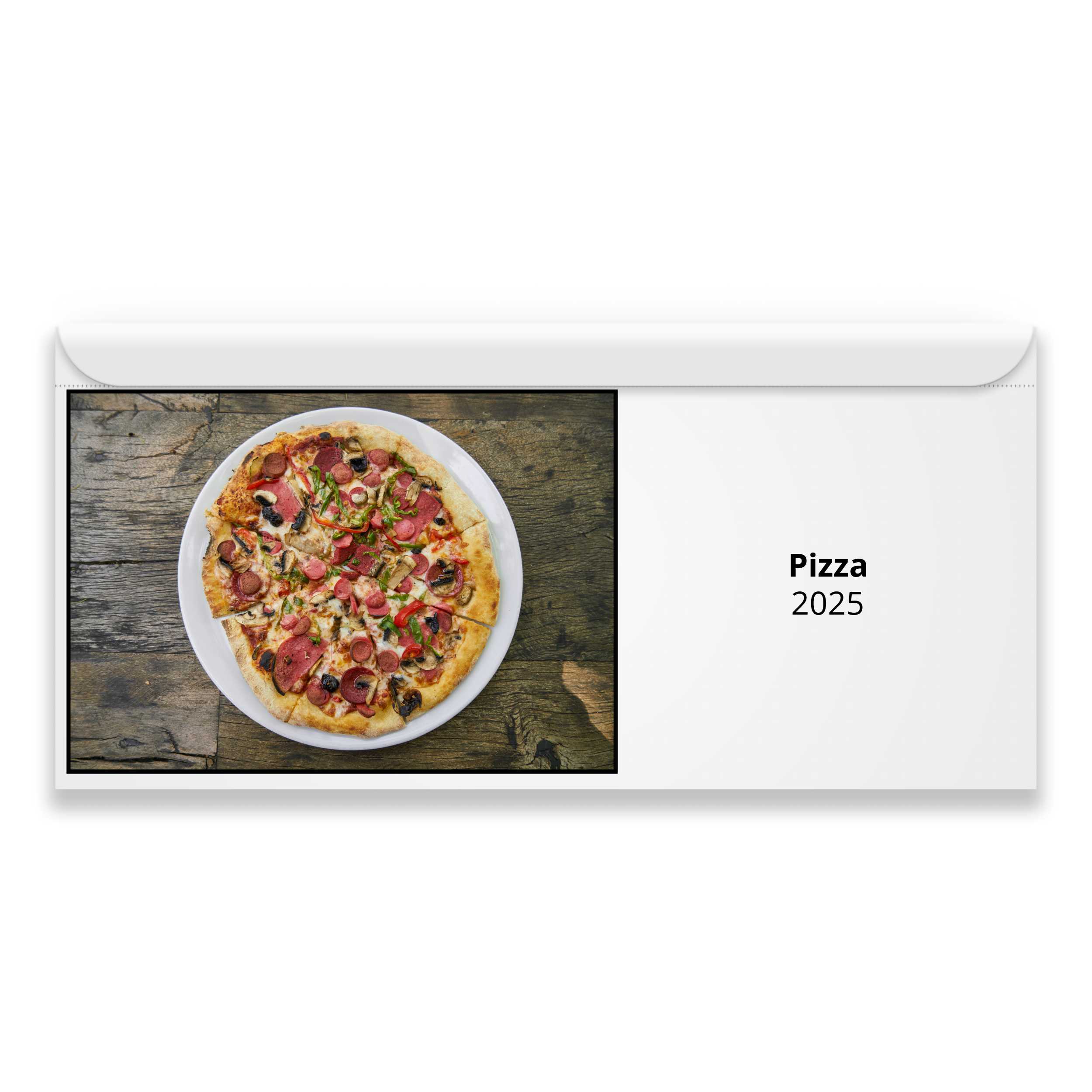 Pizza 2025 Magnetic Calendar   M23091 Cover 