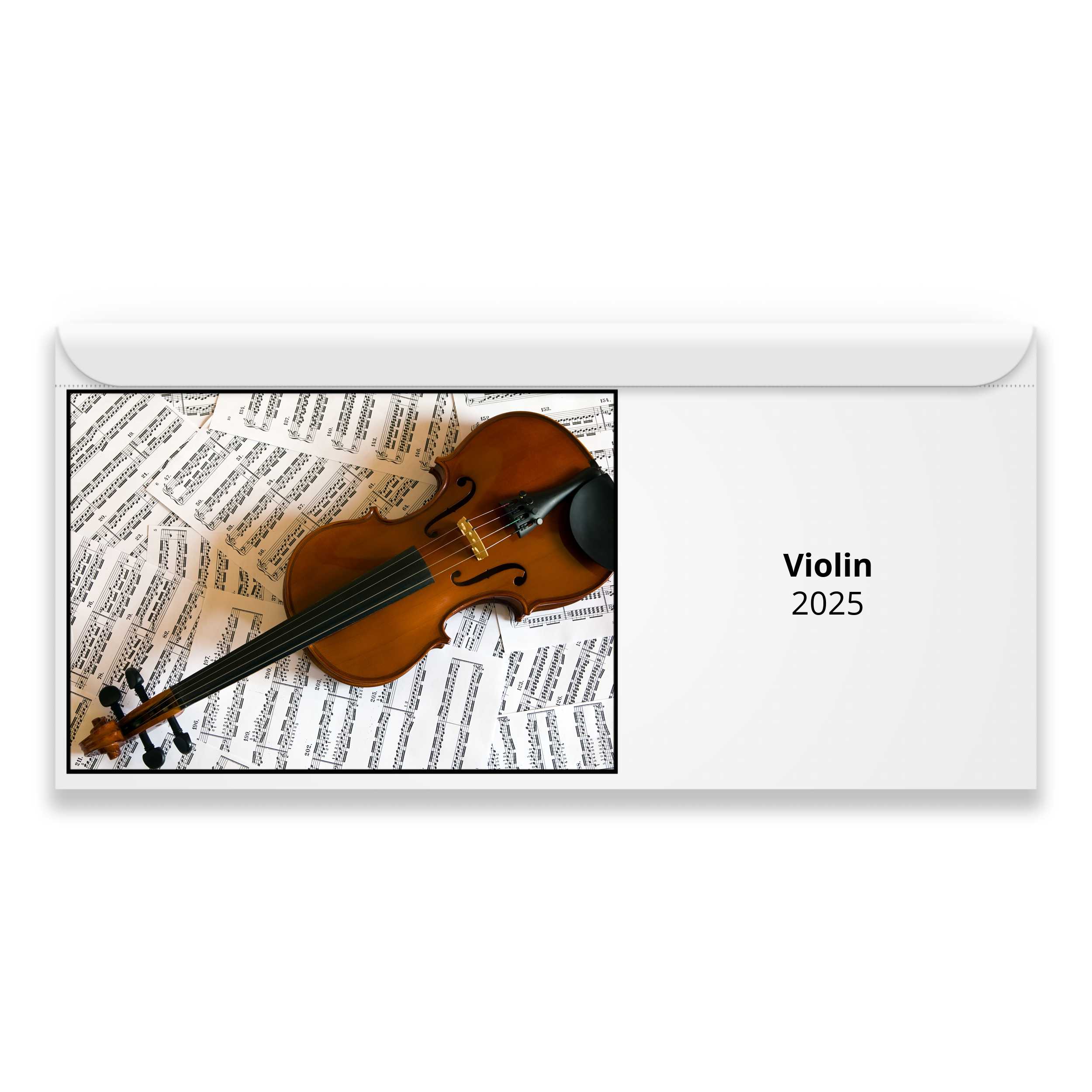 Violin 2025 Magnetic Calendar   M24003 Cover 