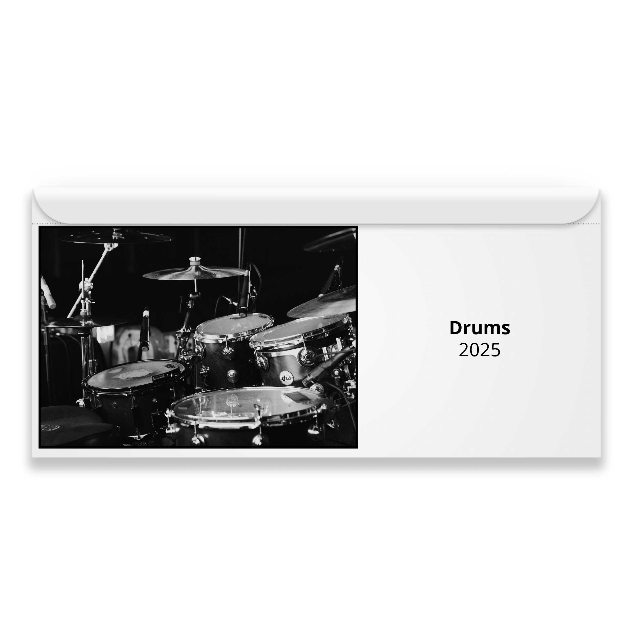 Drums 2025 Magnetic Calendar   M24089 Cover 