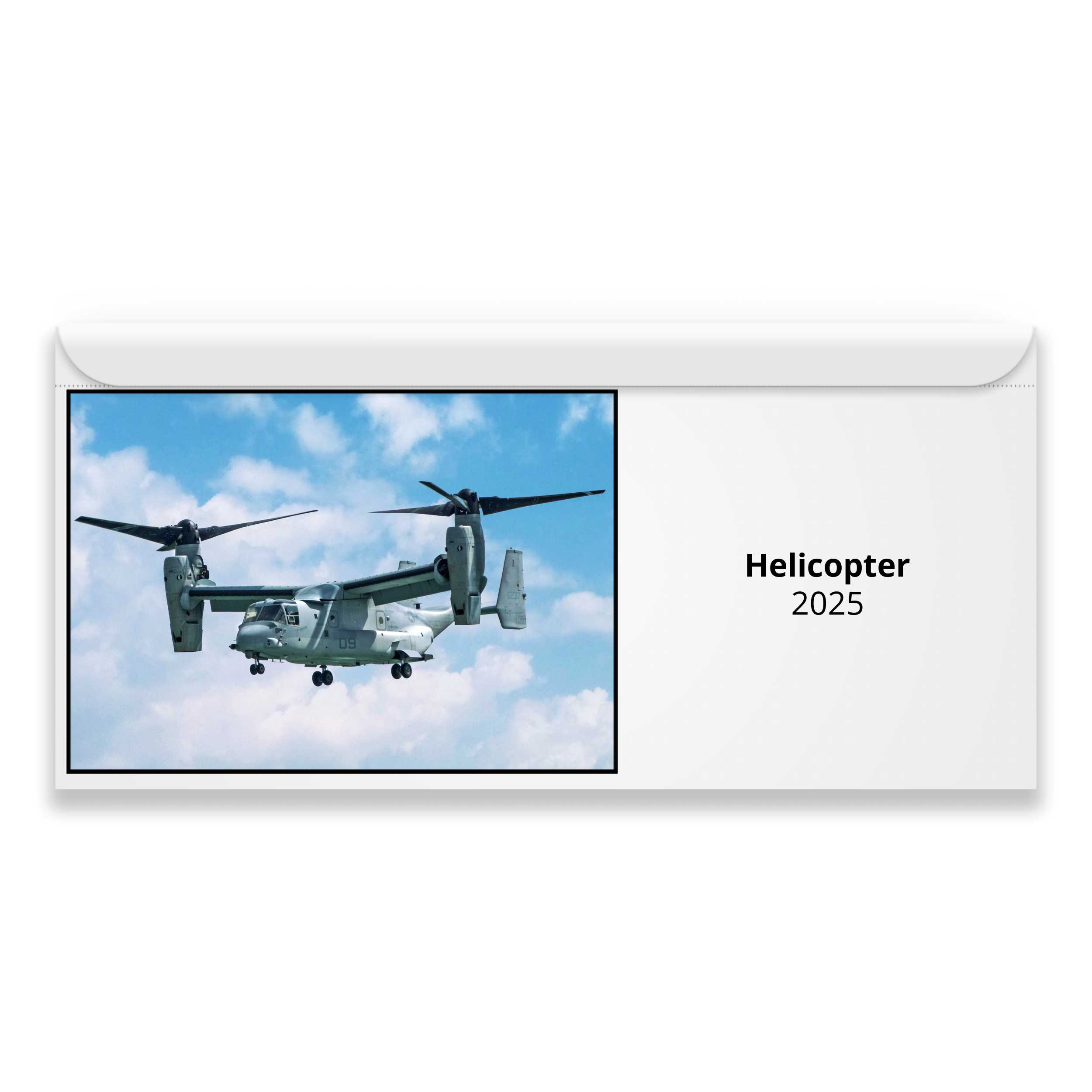 Helicopter 2025 Calendar