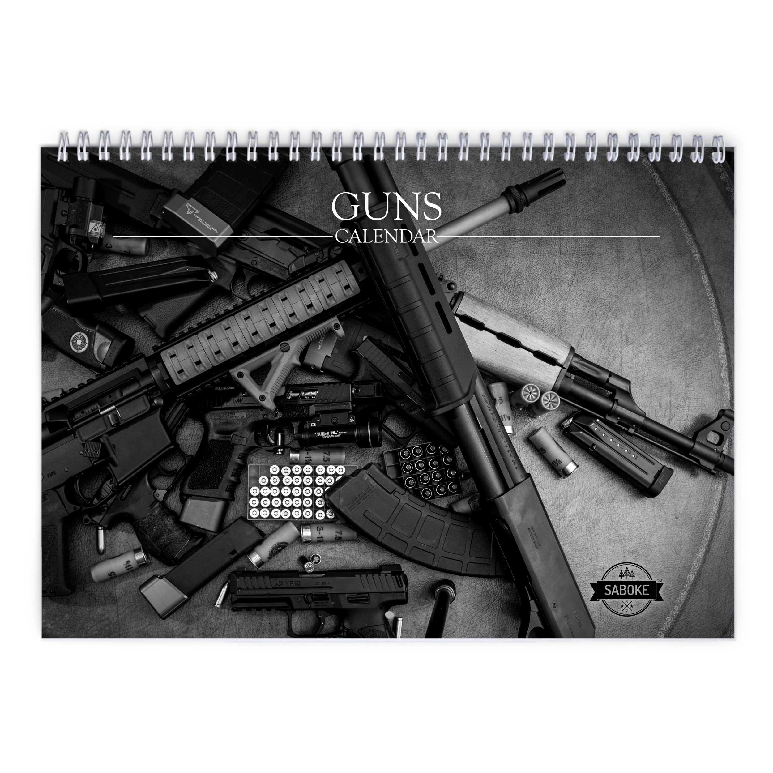 Guns 2025 Wall Calendar   W23029 Cover 