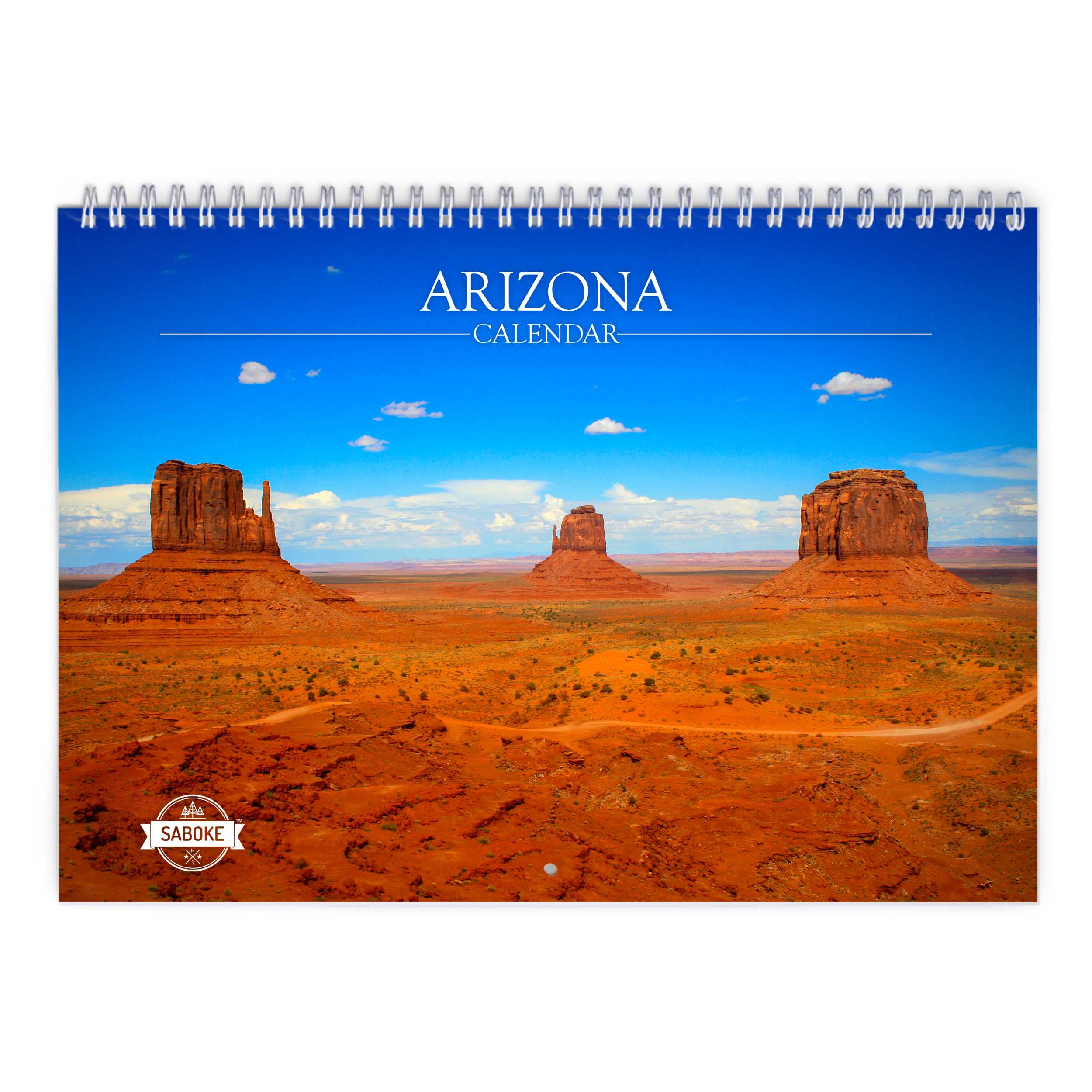 Arizona 2025 Wall Calendar   W23058 Cover 