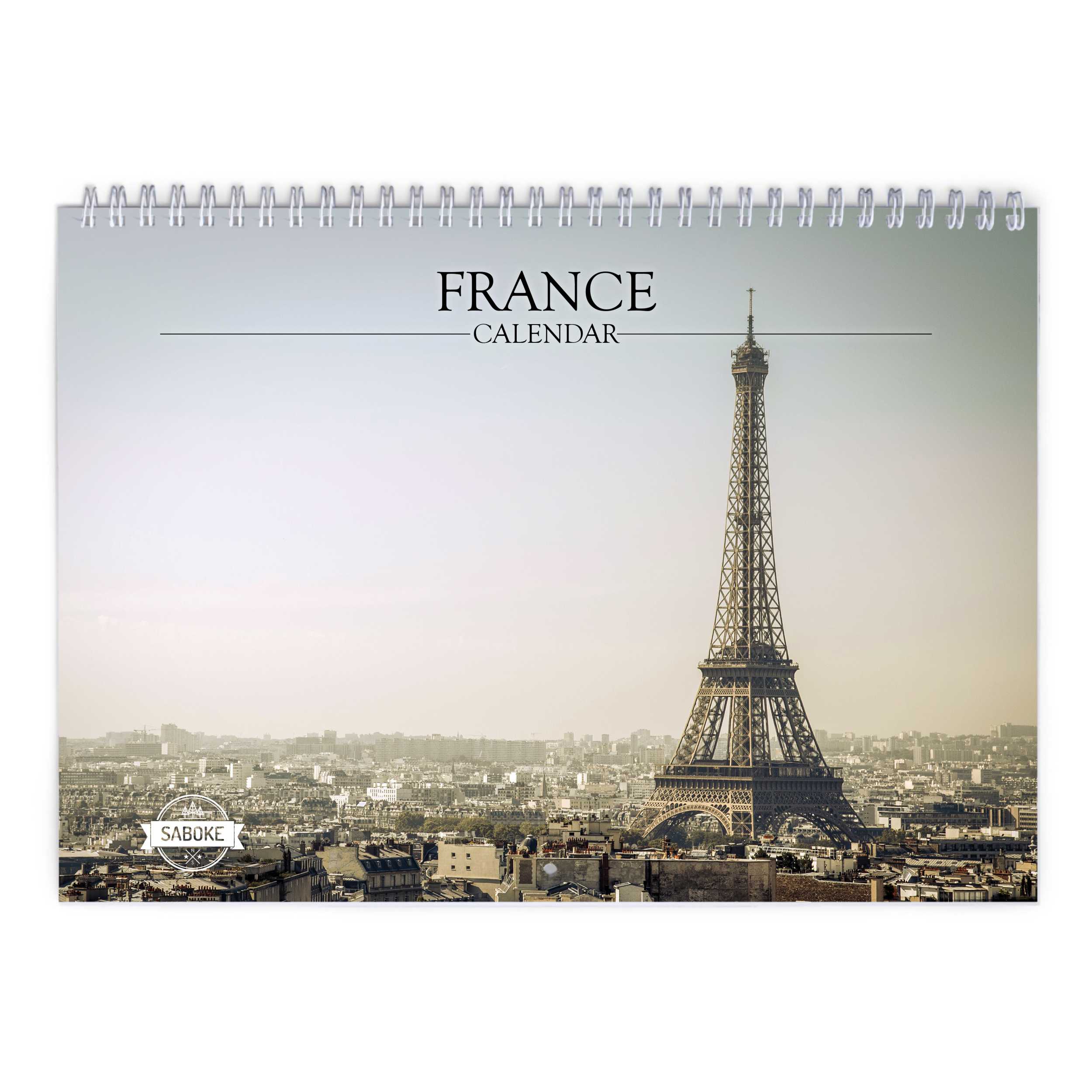 France 2025 Wall Calendar