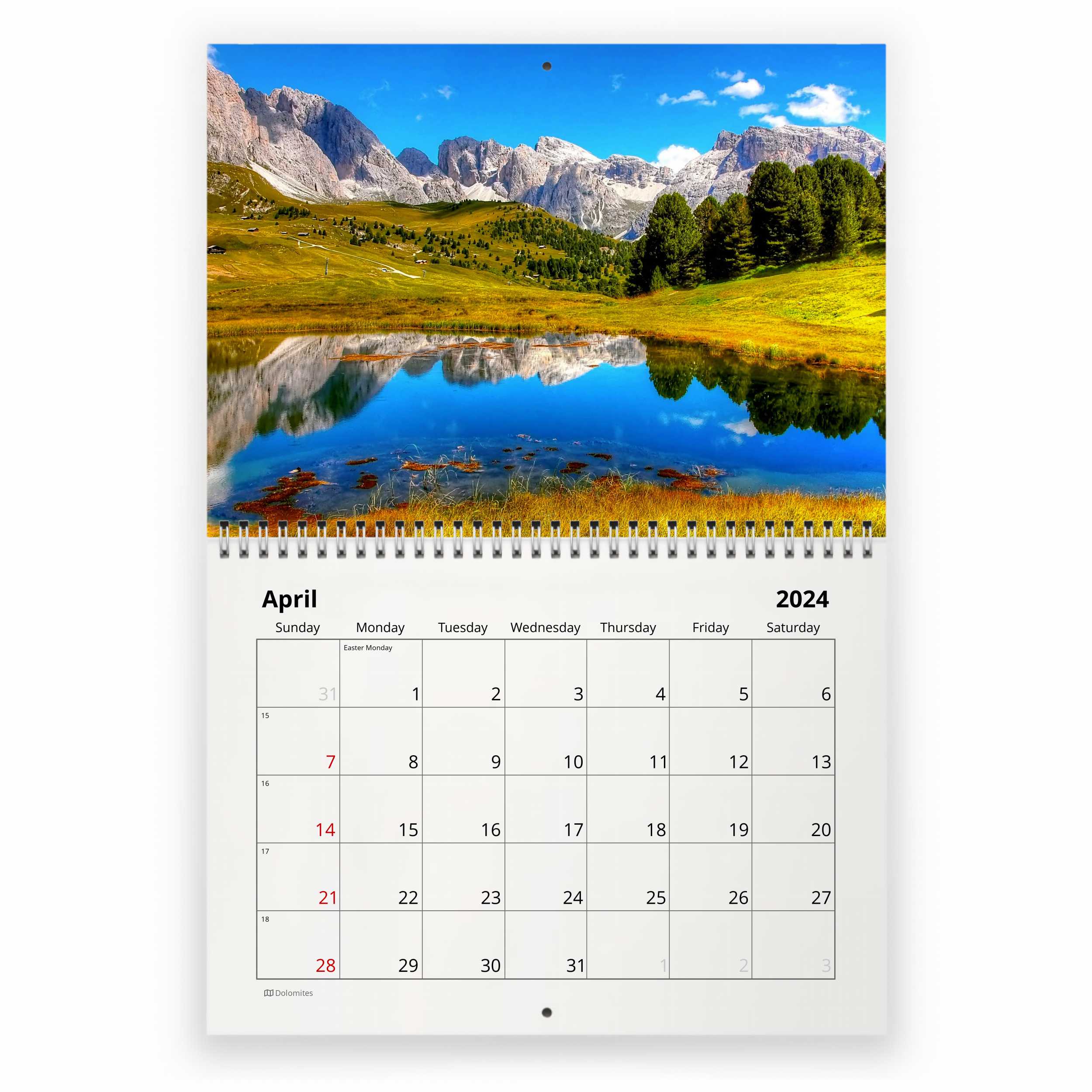 LEGAMI La Dolce Vita Wall Calendar 2024 – 30 x 29 cm