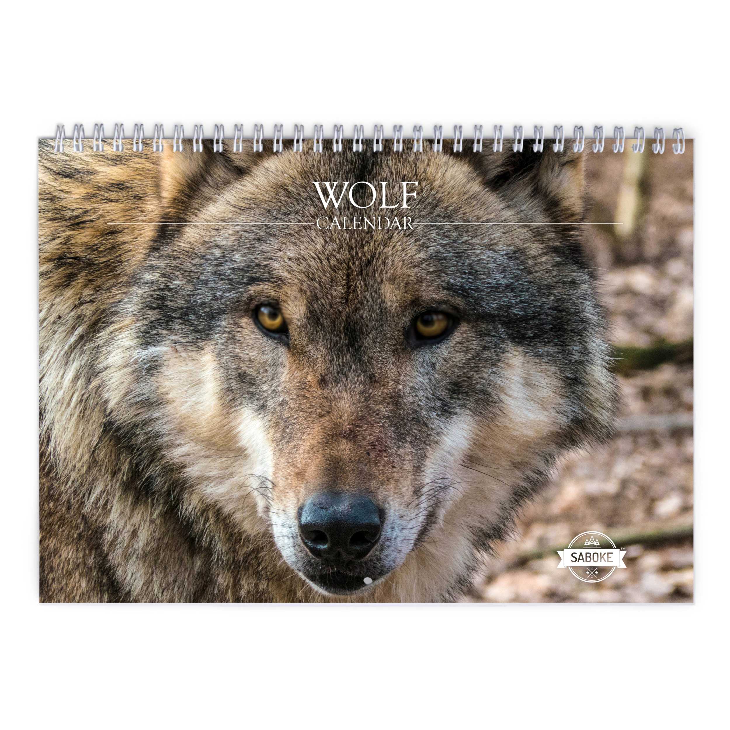 Wolf 2025 Wall Calendar   W23129 Cover 